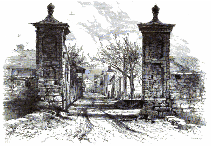 City Gates Sketch Department of Military Affairs